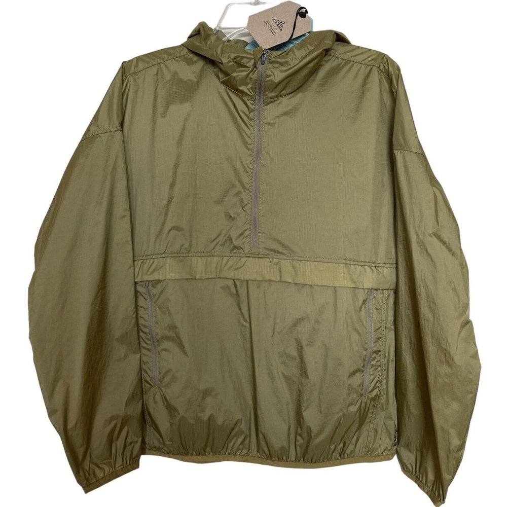 Prana Whistler Jacket Hoodie Womens Size XS Windbreaker Pockets Pullover $99